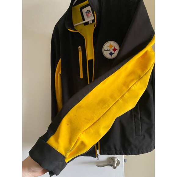 NFL Pittsburgh Steelers Football Jacket Men's Sports Coat Size Medium - Picture 11 of 12